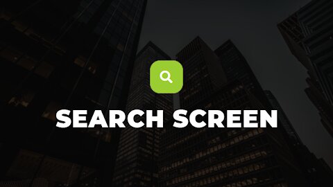Amazing Search Screen Using HTML CSS & Javascript