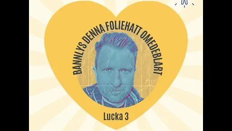 🤚 Lucka 3 - Bannlys denna foliehatt omedelbart, en berättelse om sprutomanien med Andreas Sidkvist