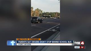 Fort Myers drivers refuse to stop for school buses