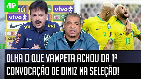 "Cara, pra mim, a NOVIDADE dessa CONVOCAÇÃO do Diniz foi..." OLHA o que Vampeta FALOU da Seleção!