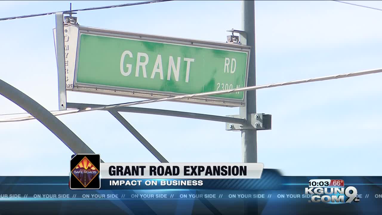 Grant Road expansion could affect business traffic