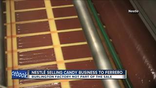 Nestle selling candy business to Ferrero