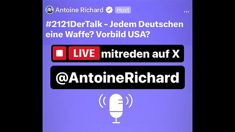 #2121DerTalk - Jedem Deutschen eine Waffe? Vorbild USA?