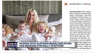 Viewers and fans send Kelly Stafford 'get well soon' wishes