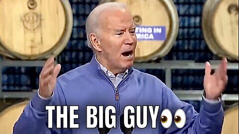 Joe Biden got introduced as “The Big Guy” yesterday 👀 😮