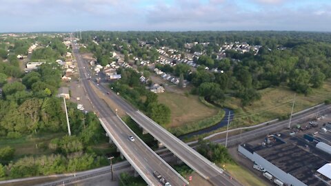 Canton, Oh Rt. 62 new construction, Autel Evo drone