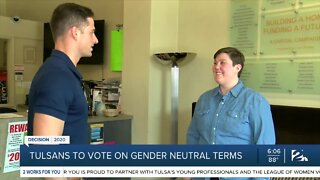 Tulsans to vote on gender neutral terms