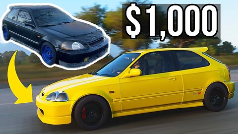 Building A Civic On A $1,000 Budget! (Realistic Forza Build)