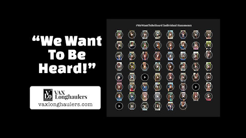 COVID-19 Vax Longhaulers: "We Want To Be Heard!"