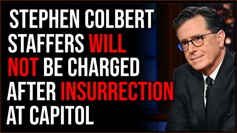 Stephen Colbert's Staffers Will NOT Be Charged After INSURRECTION At Capitol Building