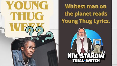 Young Thug Week - Friday. Dramatic reading of Young Thug Lyrics.