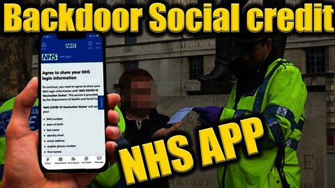 The NHS app ,Social credit by the backdoor😡