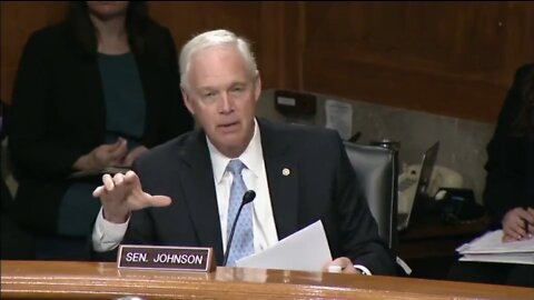 Sen Ron Johnson Rips Senate Chair For Saying Hunter Biden's Laptop Was Russian Disinfo