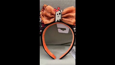 Disney Parks Halloween Minnie Mouse Ears Headband #shorts