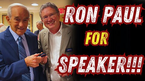 Massie Floats Ron Paul To Become Speaker While Biden Admin Floats Idea of War With Iran.