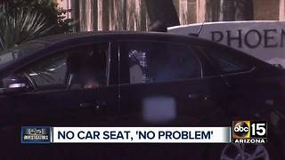 Are Uber and Lyft drivers around the Valley breaking child car seat laws?