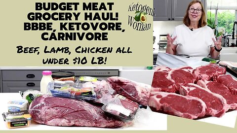 Budget Meat Grocery Haul for BBBE Carnivore Keto! | My Amazing Deals, all $10lb or Less!