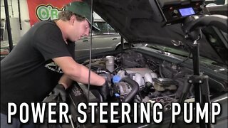 Replacing The Leaky Power Steering Pump: Jimmy Resto Ep.2