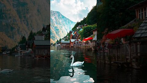 HALLSTATT, ONE OF THE MOST BEAUTIFUL PLACES IN AUSTRIA #austria #hallstatt #hallstattaustria #short