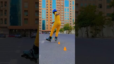 Footwork slalom #skateweaver #shorts #viral #rollerblading