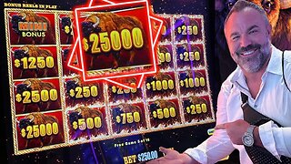 $250/SPIN!! MY BIGGEST JACKPOT ON BUFFALO LINK LIVE!