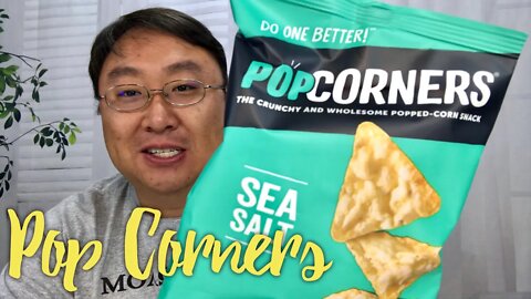POPCORNERS Sea Salt Flavored Popcorn Chips Taste Test