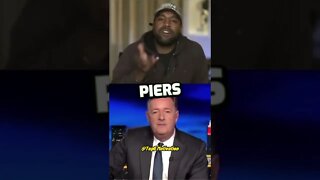 Kanye West DESTROYS Piers Morgan! #shorts