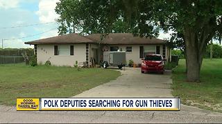 Over a dozen rifles stolen from gunsmith's home in Polk County