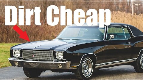 Chevy Monte Carlo Buyers Guide (cheap muscle cars)