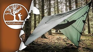 Bushcraft Hammock & Tarp Setup