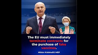 MEP EU Mislav Kolakusic calls for a refund for 2.5 Billion Euros invested in "fake vaccines"