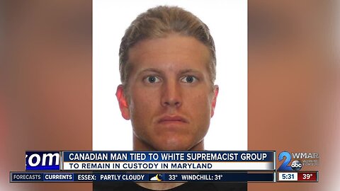 Canadian man tied to white supremacist group to remain in custody in Maryland