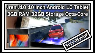 Jren J10 10 Inch Android Tablet with 3GB RAM 32GB Storage Octa-Core 1200x1920 Full HD FULL REVIEW
