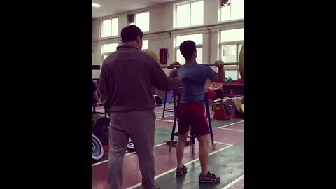 Chinese Olympic Weightlifting Training Compilation #022