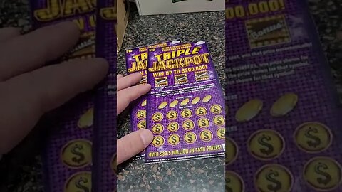 BIG Jackpot Winner Lottery Ticket!