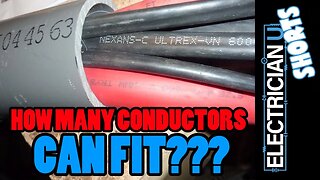 SHORTS - How Many Conductors Can You Put in Conduit PER CODE?