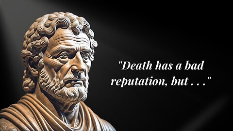 Stoic Quotes About Death