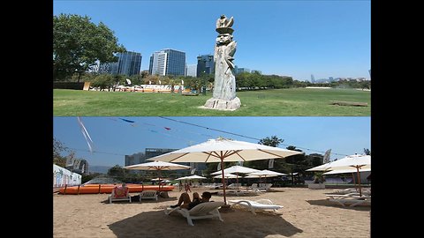 Araucano park at Las Condes in Santiago