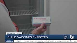 Child vaccines expected soon