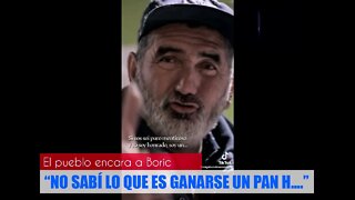 Hombre de la calle encara a Boric: "No sabí lo que es ganarse un pan h...."