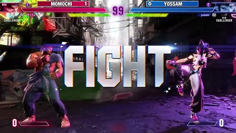 [SF6] Momochi (Ryu) vs Yossam (Juri) - Street Fighter 6