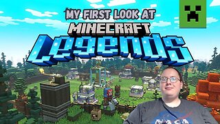 Trying out Minecraft legends for the first time