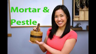 How to Make a Wooden Mortar and Pestle with my Guest Pai