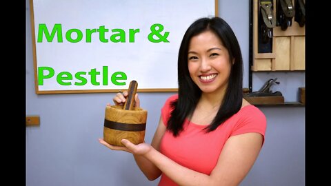 How to Make a Wooden Mortar and Pestle with my Guest Pai