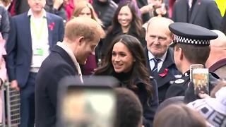 Prince Harry and Meghan Markle's first official royal event together