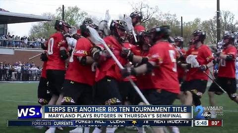 After win over Hopkins Terps eyeing another Big Ten Tournament title