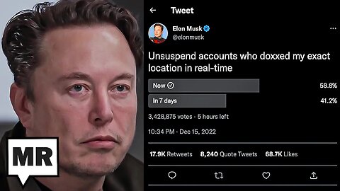 Elon Musk HUMILIATED By His Own Twitter Poll