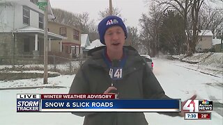 Snow and slick roads