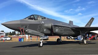 Lockheed Martin F-35 Lightning II Stealth Fighter - Static Display at Abbotsford Airshow