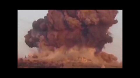 ATTACK ON AN IDENTIFIED OBJECT IN SIRIA UFO Attack Caught Over Syria 1